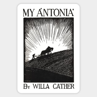 My Antonia Willa Carter Book Cover Sticker